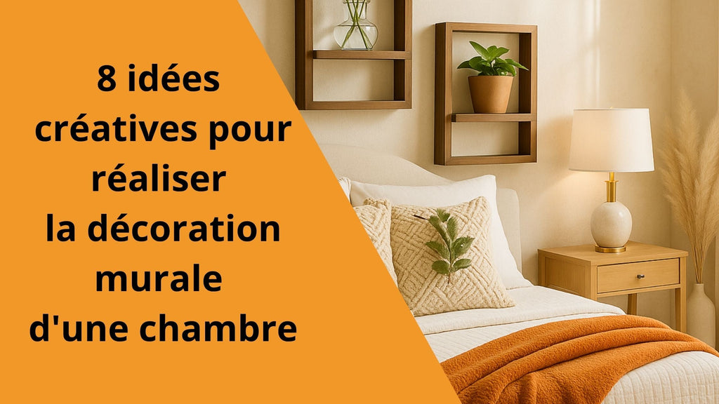 8 idées créatives pour réaliser la décoration murale d'une chambre