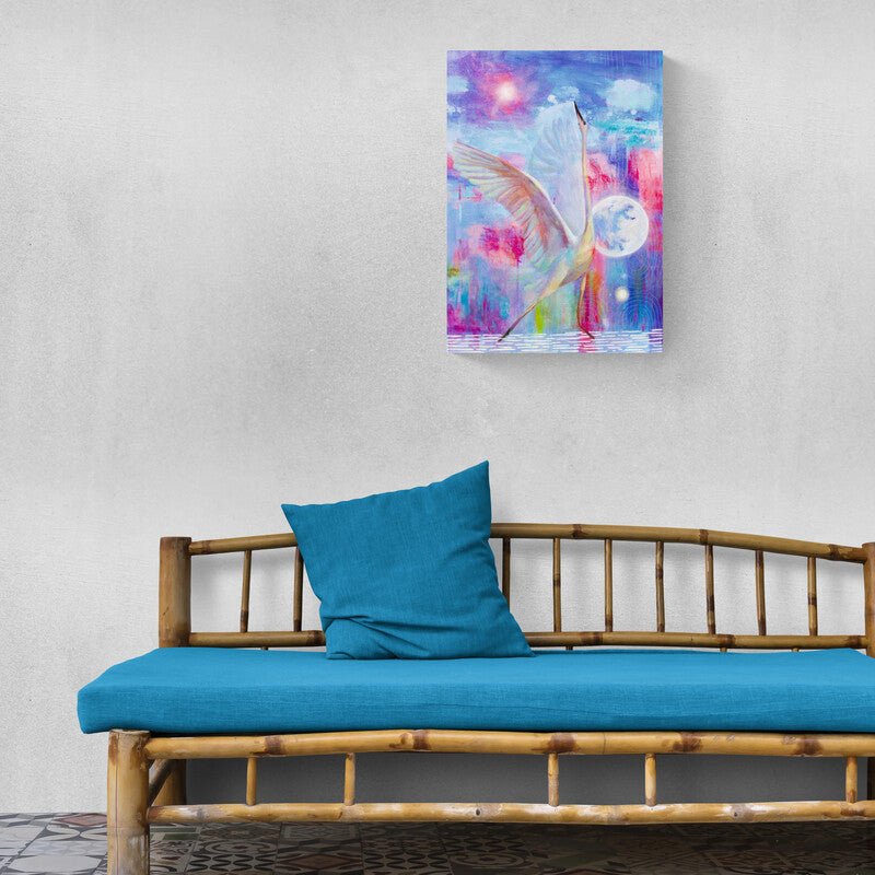 Affiche-murale-à-l'aube-de-la-grandeur-oiseau