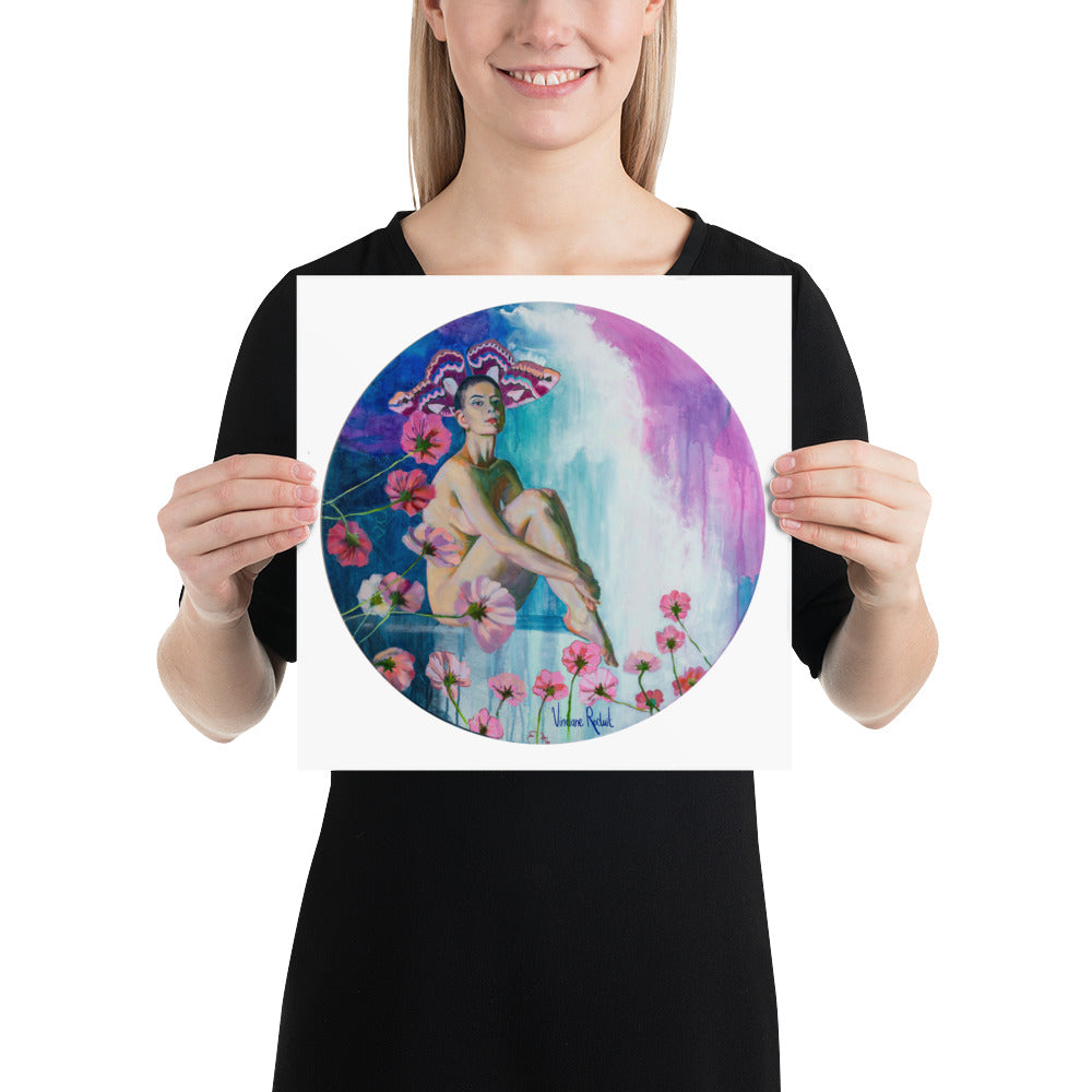 Affiche-murale-décoration-unique-jardin-secret-12x12