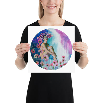 Affiche-murale-décoration-unique-jardin-secret-12x12