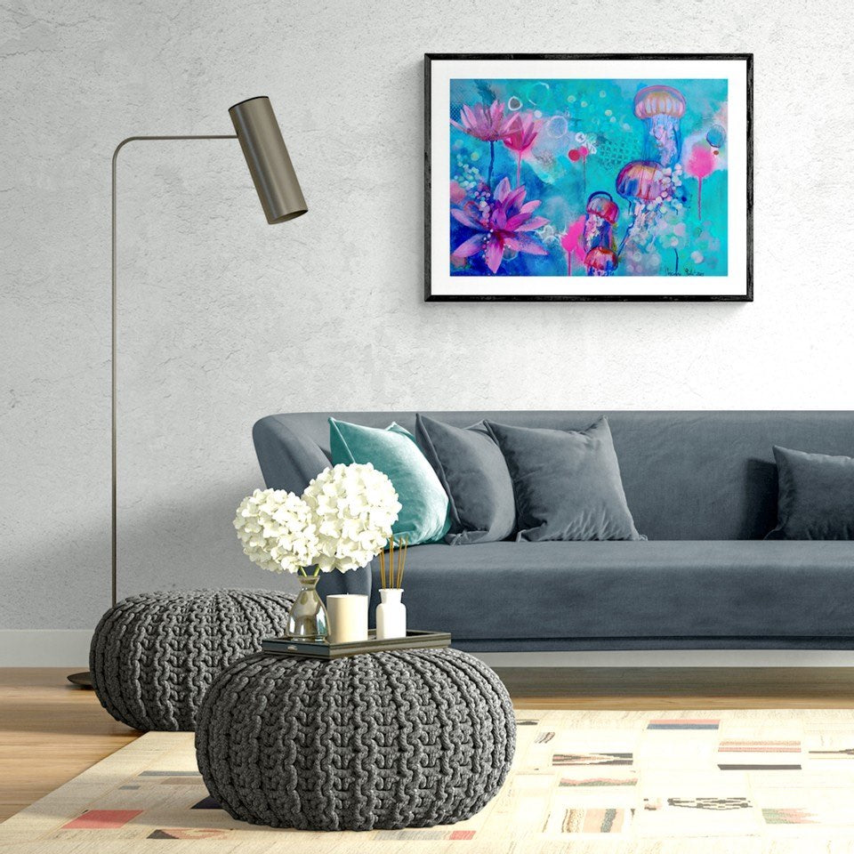 Affiche-murale-féérie-aquatique-décoration-salon