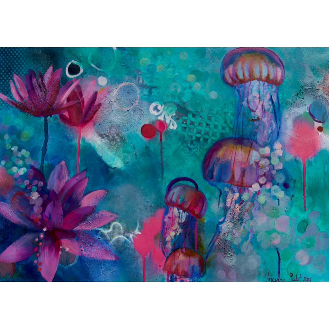 Affiche-murale-feerie-aquatique-meduses