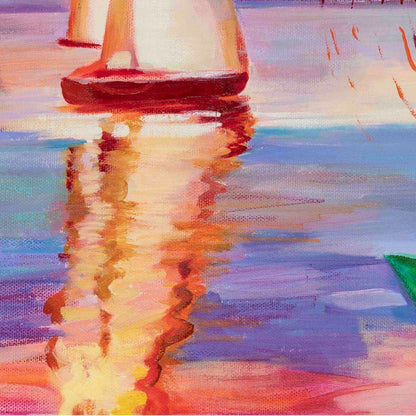 Affiche-murale-golden-hour-bateau-voile