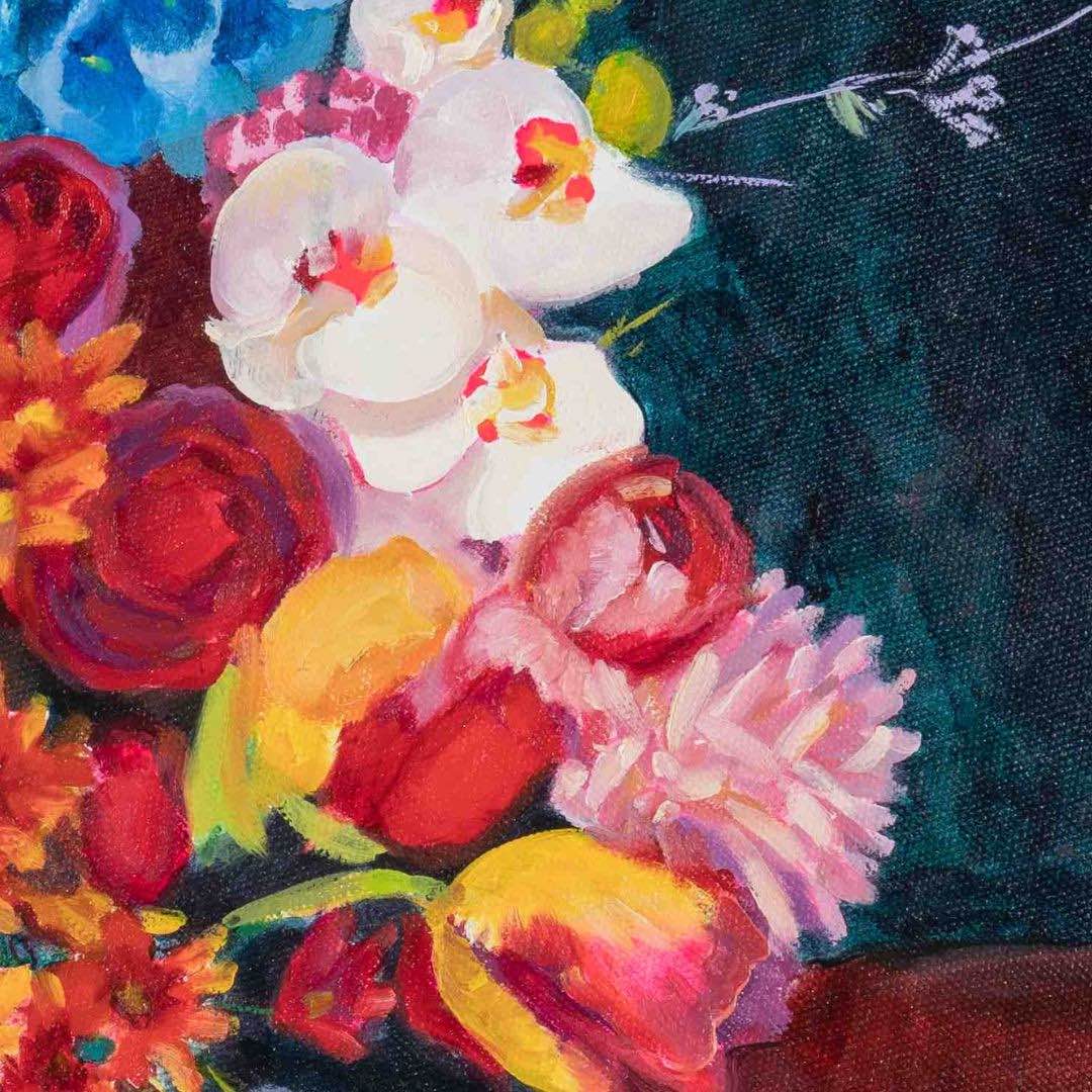 Affiche-murale-le-messager-fleurs-joie