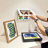 Cadre photo bois dessin enfant remplacement facile dessins
