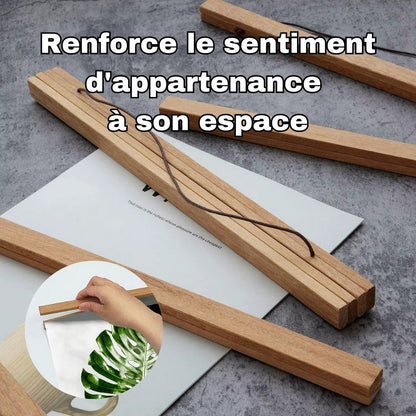 Cadre photo bois magnétique sentiment appartenance à espace