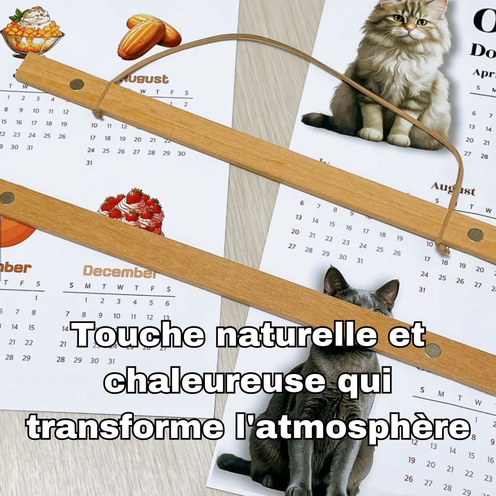 Cadre photo bois magnétique touche naturelle chaleureuse