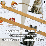 Cadre photo bois magnétique touche naturelle chaleureuse