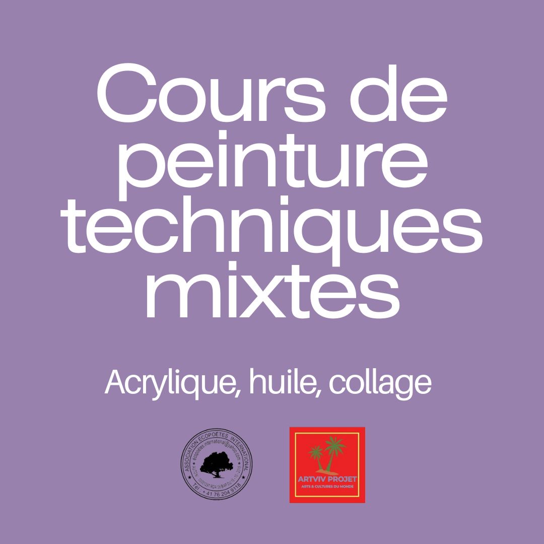 Cours de peinture techniques mixtes