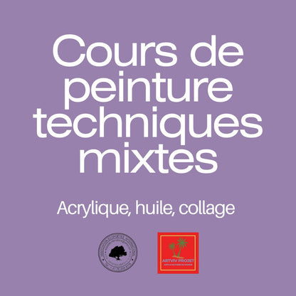 Cours de peinture techniques mixtes