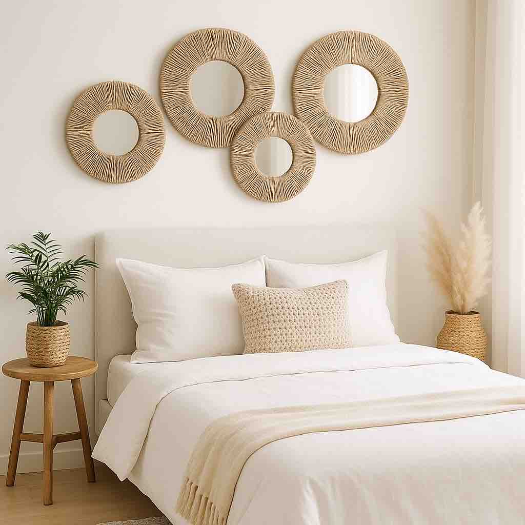 Décoration Murale Chambre miroir soleil