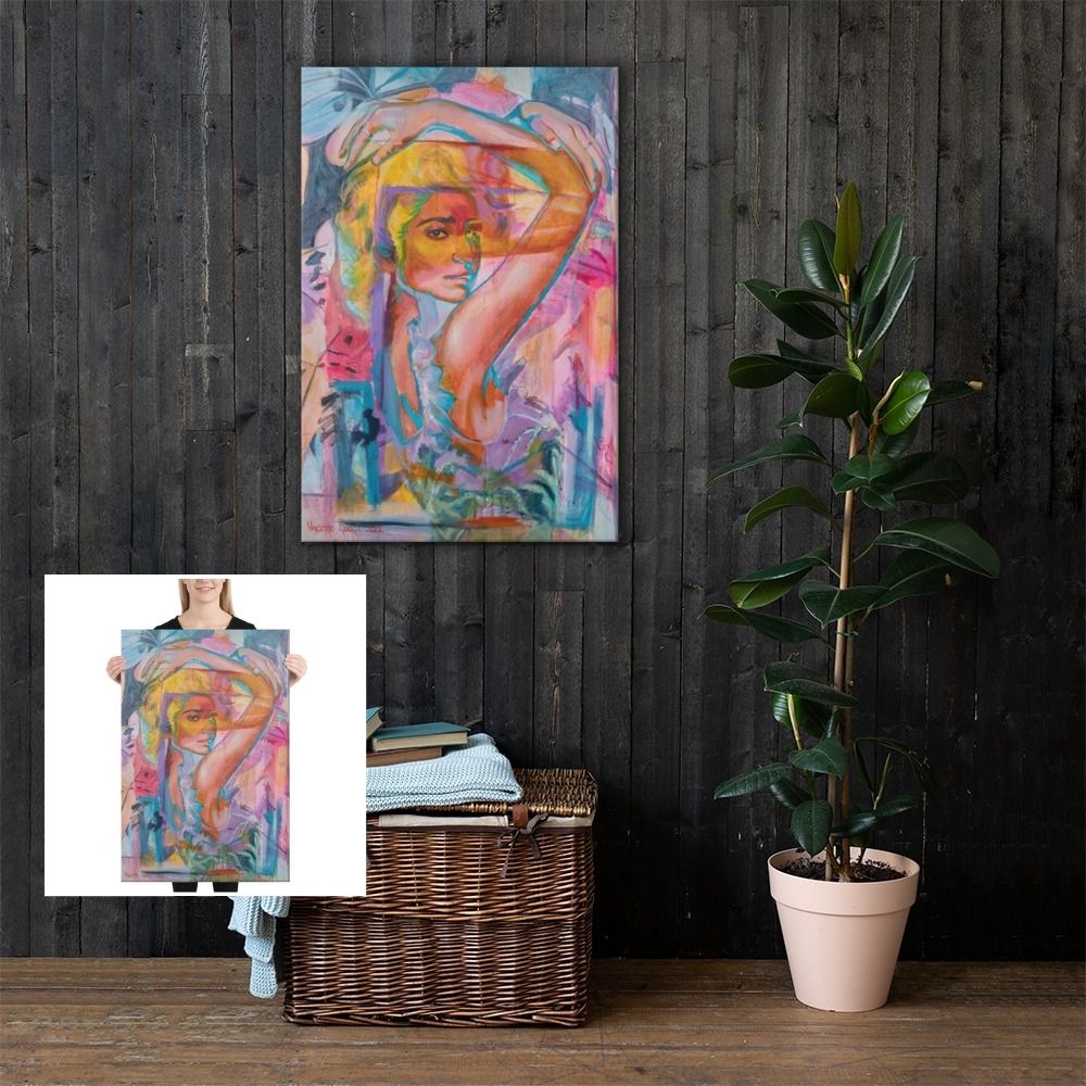 Impression-toile-rose-impact-visuel