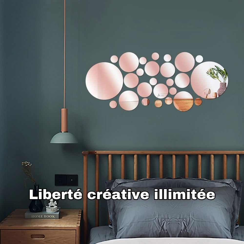 Miroir-mural-décoratif-rond-liberté-créative-illimité