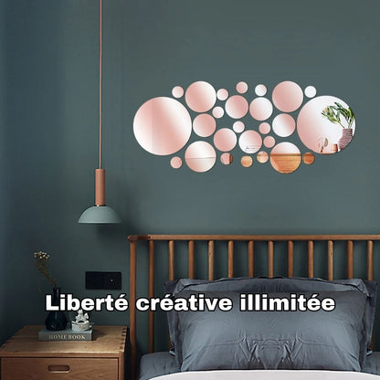 Miroir-mural-décoratif-rond-liberté-créative-illimité