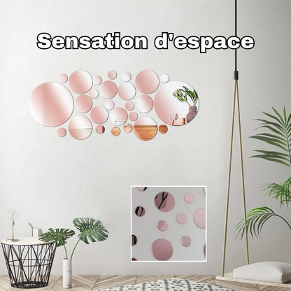 Miroir-mural-décoratif-rond-sensation-d-espace