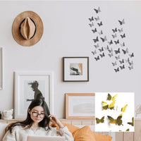 Stickers-muraux-chambre-papillon-doré