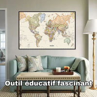 Tableau-carte-du-monde-vintage-outil-éducatif-fascinant