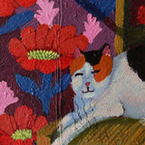 Tableau-moderne-coloré-faire-danser-l-âme-chat