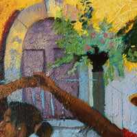 Tableau-moderne-coloré-faire-danser-l-âme-jaune
