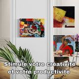 Tableau-moderne-coloré-faire-danser-l-âme-stimule-créativité-productivité