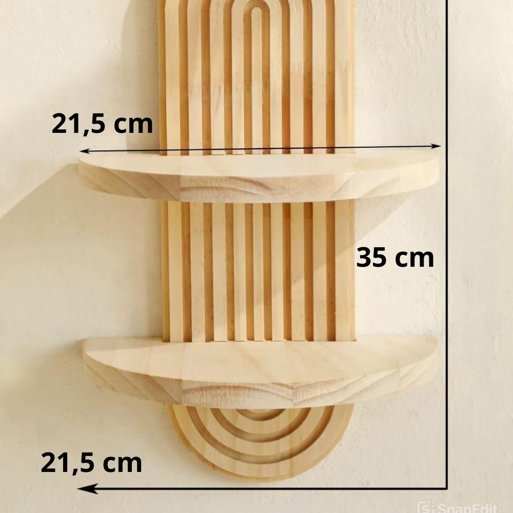 Etagère en bois bohème grand