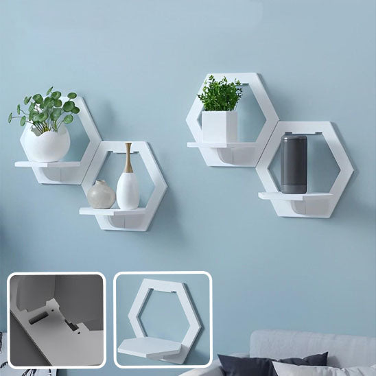 Étagère-murale-blanche-déco-originale