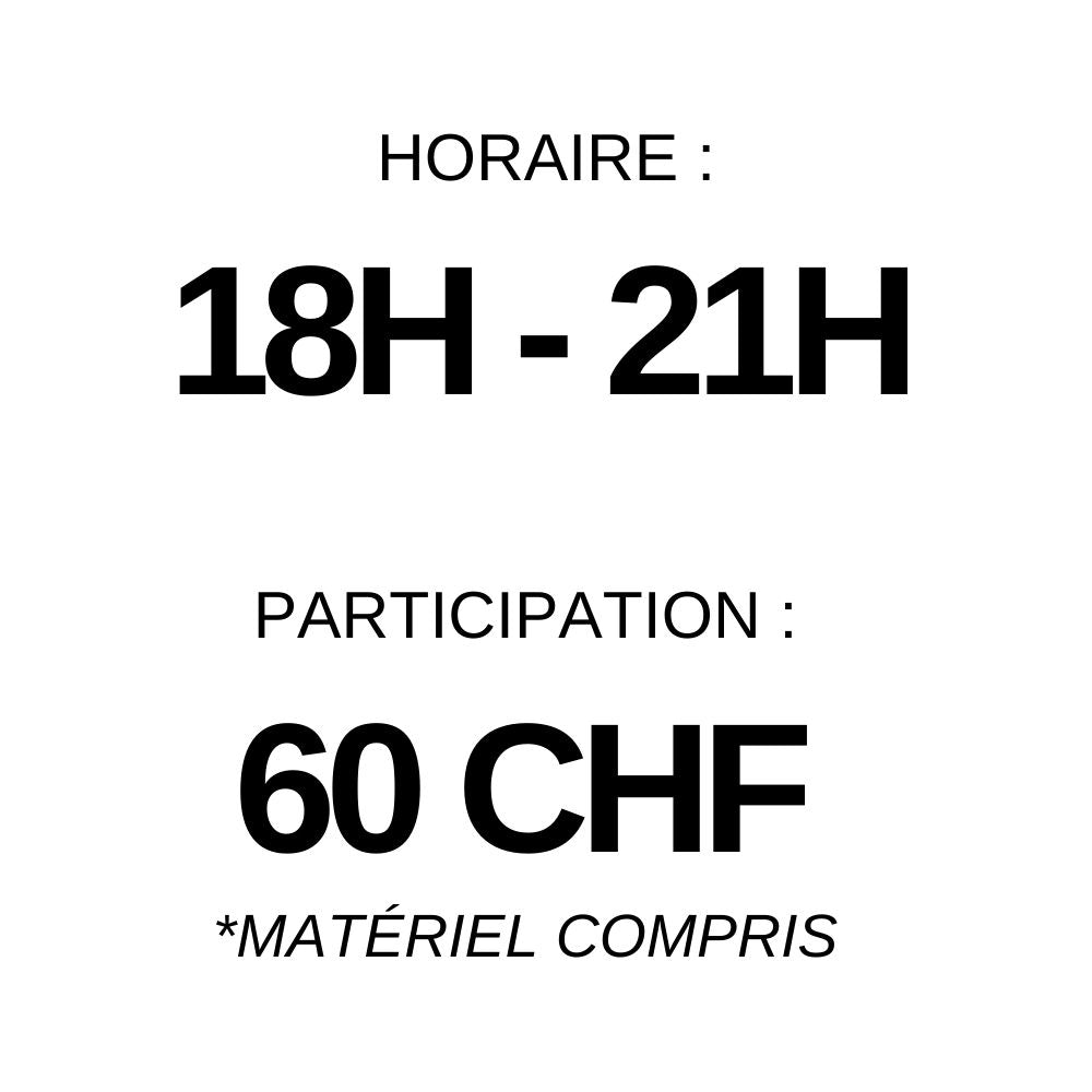 horaire prix workshop peinture