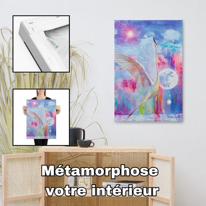 impression-toile-oiseau-décoration-murale
