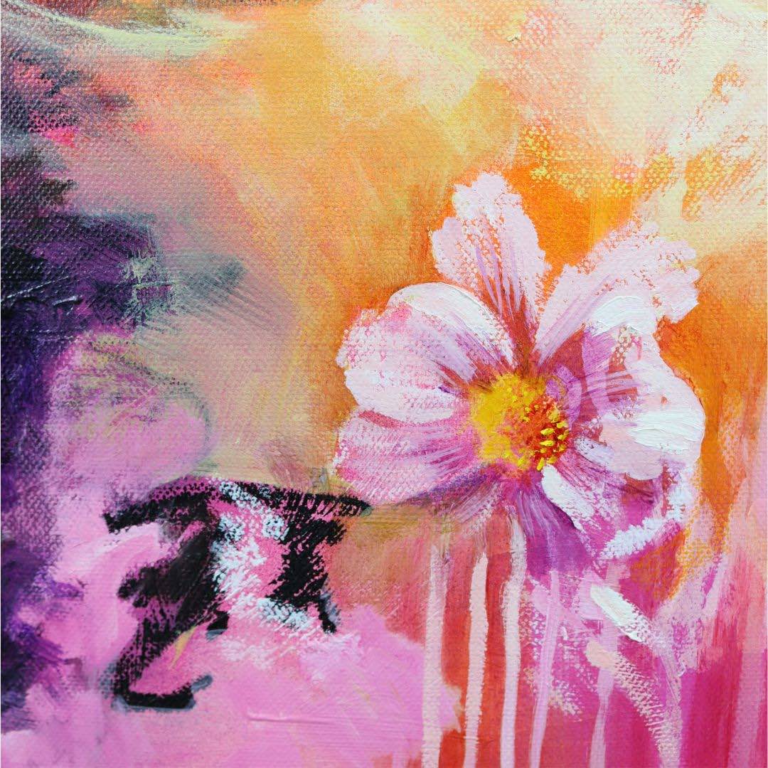 Tableau-moderne-coloré-espoir-en-fleurs-énergie