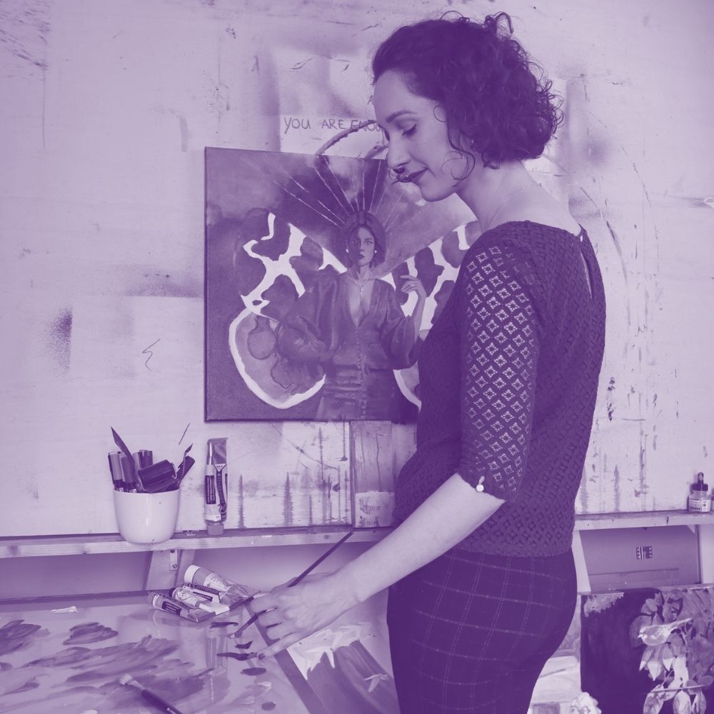 workshop de peinture atelier vinciane