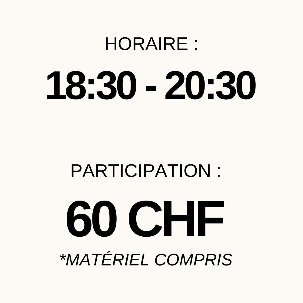 workshop de peinture horaire prix