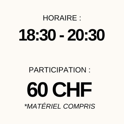 workshop de peinture horaire prix