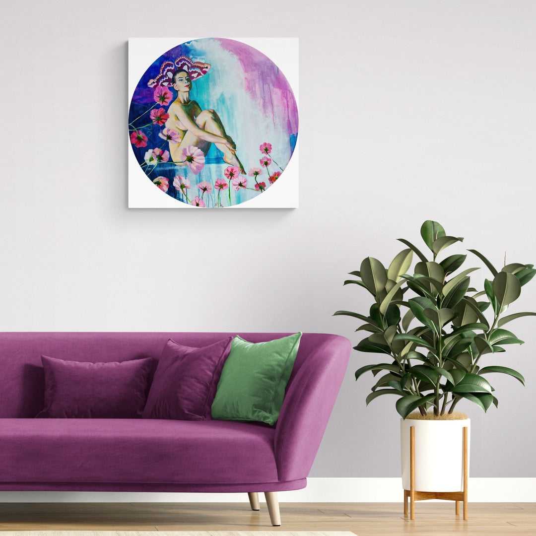 affiche-murale-jardin-secret-salon